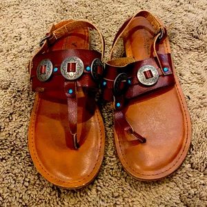 American Eagle Leather Sandals